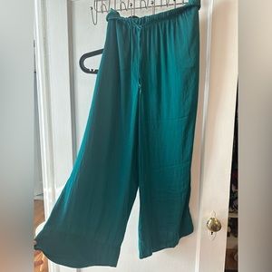 Teal Oysho Summer Pants